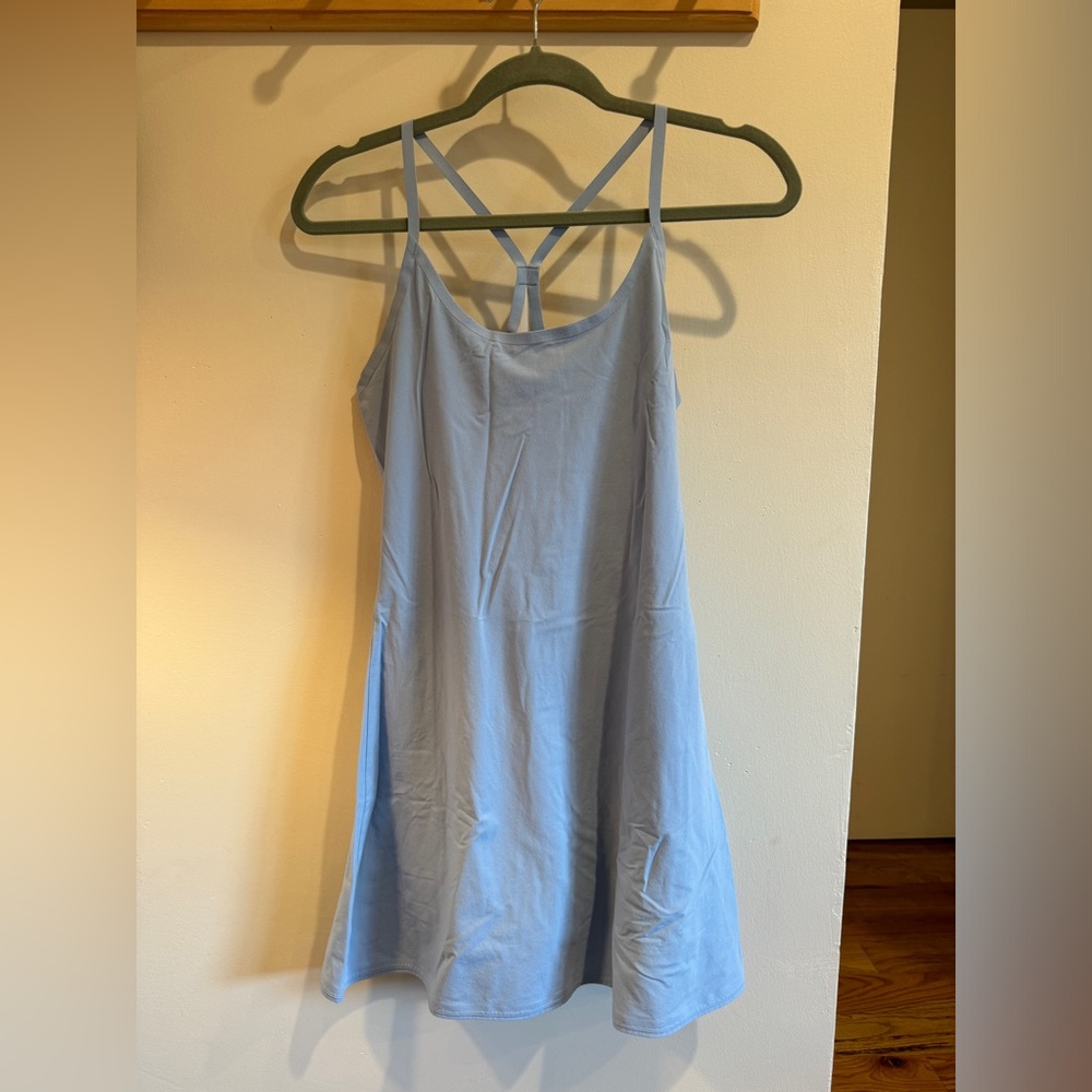 Outdoor Voices “The Exercise Dress” in Light Blue
